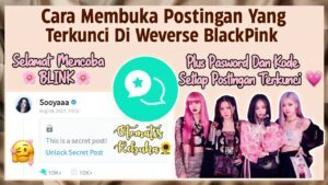 Cara Membuka Postingan Yang Terkunci Di Weverse 🖤BLΛCKPIИK💗 - YouTube